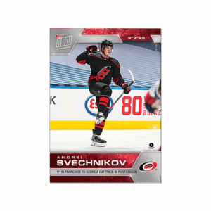 2020 PLAYOFFS TOPPS NOW 2 #SCP-8- Andrei Svechnikov (1 of 480)