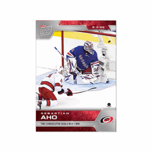 2020 PLAYOFFS TOPPS NOW 3 #SCP-11- Sebastian Aho (1 of 255)