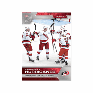 2020 PLAYOFFS TOPPS NOW 3 #SCP-12- Carolina Hurricanes (1 of 255)