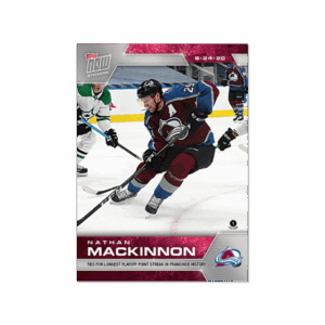 2020 PLAYOFFS TOPPS NOW 16 #SCP-102- Nathan MacKinnon 2 (1 of 147)