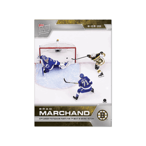 2020 PLAYOFFS TOPPS NOW 17 #SCP-106- Brad Marchand 2 (1 of 159)