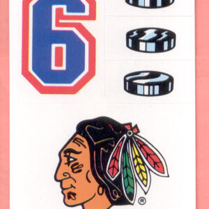 1987 Topps #21- Blackhawks Logo