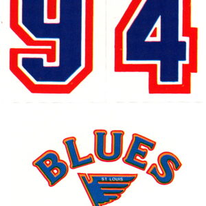 1987 Topps #35- Blues BOTTOM Logo