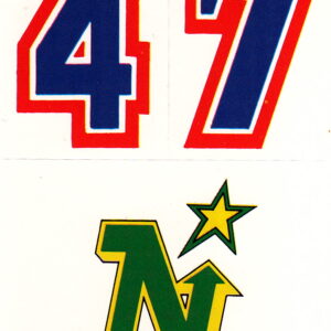 1987 Topps #36- North Stars BOTTOM Logo