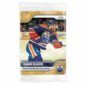 2023-24 TOPPS NOW /1 Gold Ice Parallel  #120- Connor McDavid 6 (1 of 1)