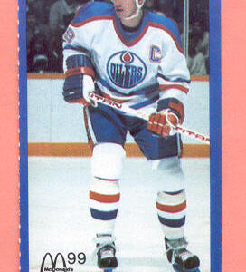 1983 Mcdonald's Oilers #25-Wayne Gretzky