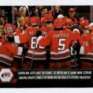 2023-24 TOPPS #87 - Team Highlight Carolina Hurricanes