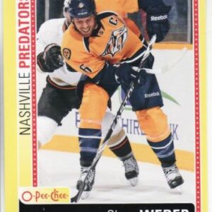 2013 O-Pee-Chee #SWE 6- Shea Weber