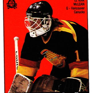 1988 O-Pee-Chee Back Cards #13-Kirk McLean