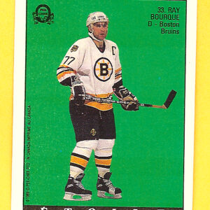 1989 O-Pee-Chee Back Cards #33-Ray Bourque