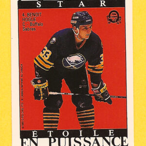 1989 O-Pee-Chee Back Cards #4-Benoit Hogue