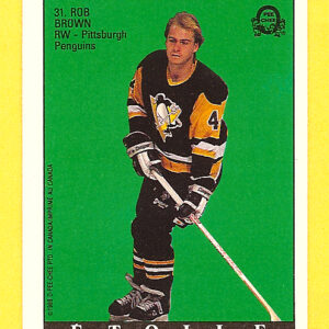 1989 O-Pee-Chee Back Cards #31-Rob Brown
