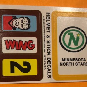 1979 Topps Hockey Insert Sticker Minnesota North Stars