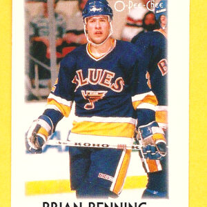 1987 OPC Mini Cards #2-Brian Benning