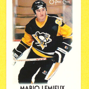 1987 OPC Mini Cards #23-Mario Lemieux