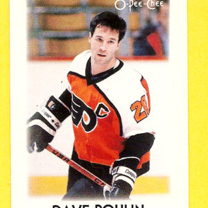 1987 OPC Mini Cards #32-Dave Poulin