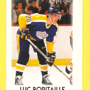 1987 OPC Mini Cards #35-Luc Robitaille