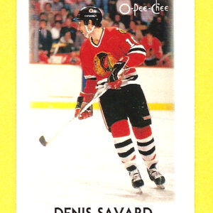 1987 OPC Mini Cards #39-Denis Savard
