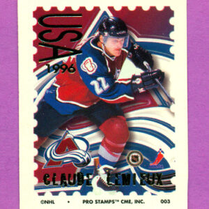 1996 Pro Stamps #3-Claude Lemieux