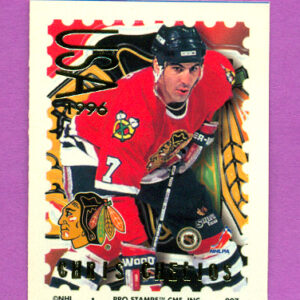 1996 Pro Stamps #7-Chris Chelios