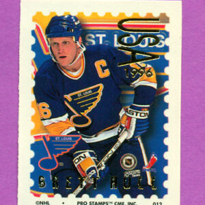 1996 Pro Stamps #12-Brett Hull