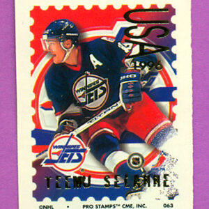 1996 Pro Stamps #63-Teemu Selanne