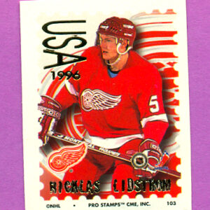 1996 Pro Stamps #103-Nicklas Lidstrom