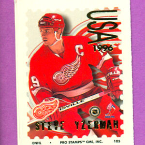 1996 Pro Stamps #105-Steve Yzerman