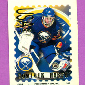 1996 Pro Stamps #107-Dominik Hasek