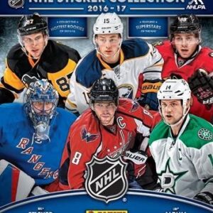 2016 PANINI NHL Hockey Sticker Unused Album Sidney Crosby, Jack Eichel, Patrick Kane, Henrik Lundqvist, Alex Ovechkin and Jamie Benn on Cover