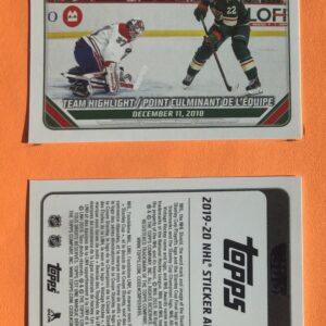 2019 TOPPS #240- Nino Niederreiter