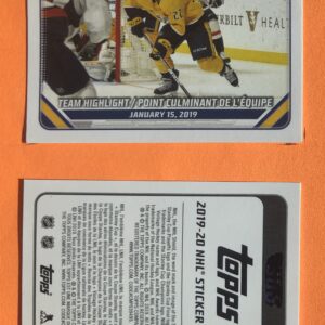 2019 TOPPS #274- Kevin Fiala