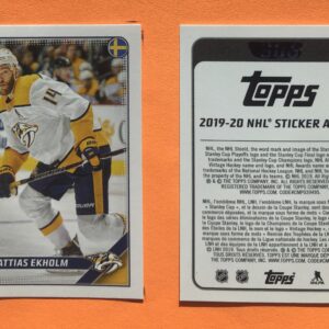 2019 TOPPS #280- Mattias Ekholm
