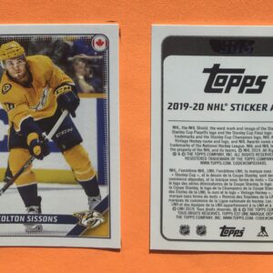 2019 TOPPS #284- Colton Sissons