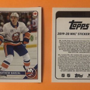 2019 TOPPS #320- Mathew Barzal DP and IN PACKS and ALBUM Insert