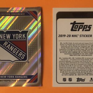 2019 TOPPS #324- Logo New York Rangers