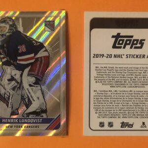 2019 TOPPS #328- Henrik Lundqvist
