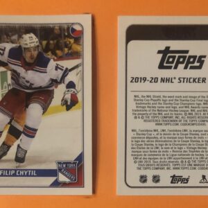2019 TOPPS #336- Filip Chytil
