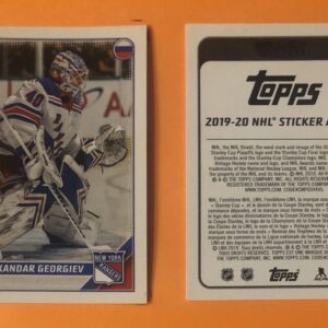 2019 TOPPS #337- Alexandar Georgiev