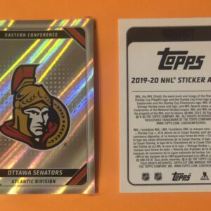 2019 TOPPS #341- Logo Ottawa Senators