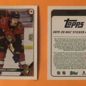 2019 TOPPS #354- Thomas Chabot