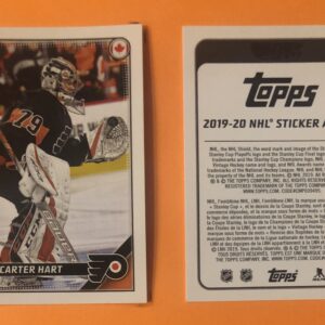 2019 TOPPS #370- Carter Hart DP