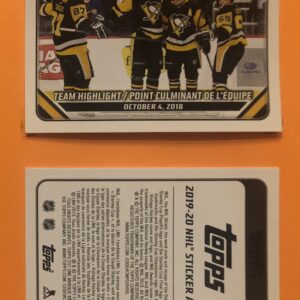 2019 TOPPS #376- Sidney Crosby