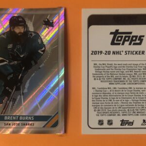 2019 TOPPS #394- Brent Burns