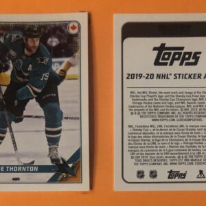 2019 TOPPS #400- Joe Thornton DP