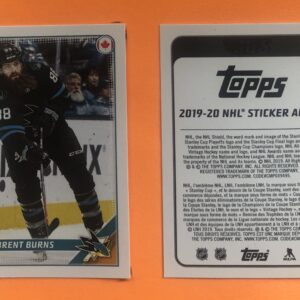2019 TOPPS #404- Brent Burns DP