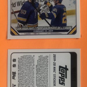 2019 TOPPS #410- Jordan Binnington