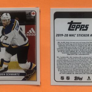 2019 TOPPS #418- Jaden Schwartz