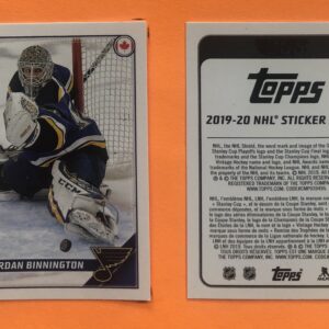 2019 TOPPS #425- Jordan Binnington DP