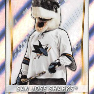 2020-21 TOPPS #394- S.J. Sharkie Sharks Mascot